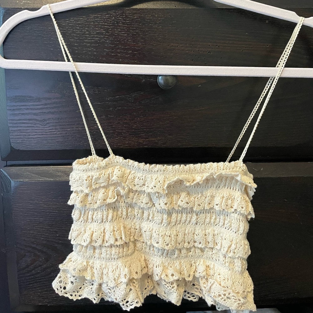 Zara Crocheted Top